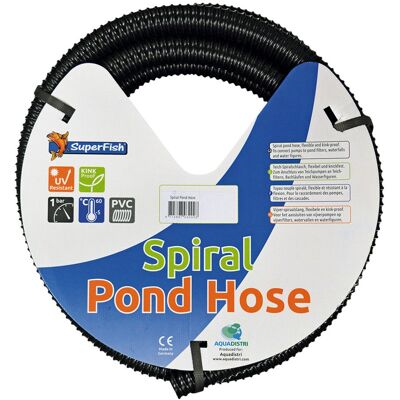 SUPERFISH TUBO A SPIRALE FLESSIBILE IN PVC RINFORZATO Ø 40 MM 5 MT PER LAGHETTO STAGNO SUPERFISH TUBO A SPIRALE FLESSIBILE IN PVC RINFORZATO Ø 40 MM 5 MT PER LAGHETTO STAGNO