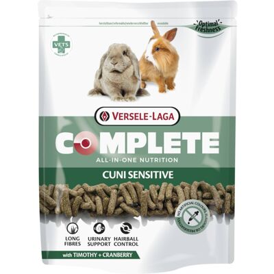 500 gr Versele-Laga Cuni Sensitive Complete Alimento Cibo Completo Estruso Facile da Digerire per Conigli Nani Sensibili Delicati 500 gr Versele-Laga Cuni Sensitive Complete Alimento Cibo Completo Estruso Facile da Digerire per Conigli Nani Sensibili Delicati