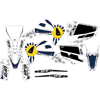 Ufo Adesivi Akaishi Husqvarna White One Size Ufo Adesivi Akaishi Husqvarna White One Size