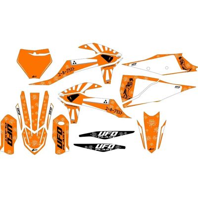 Ufo Adesivi Akaishi Ktm Orange One Size Ufo Adesivi Akaishi Ktm Orange One Size
