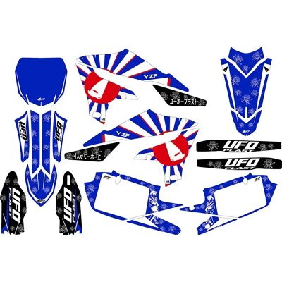 Ufo Adesivi Akaishi Yamaha Blue One Size Ufo Adesivi Akaishi Yamaha Blue One Size