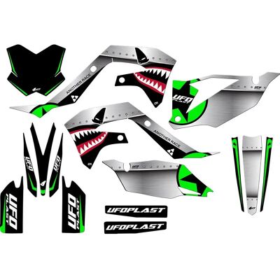 Ufo Adesivi General Kawasaki Black One Size Ufo Adesivi General Kawasaki Black One Size