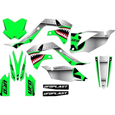 Ufo Adesivi General Kawasaki Fluo Green One Size Ufo Adesivi General Kawasaki Fluo Green One Size