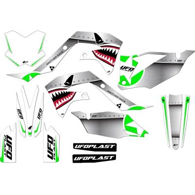 Ufo Adesivi General Kawasaki White One Size Ufo Adesivi General Kawasaki White One Size