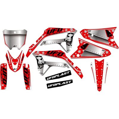 Ufo Adesivi Stardust Honda Red One Size Ufo Adesivi Stardust Honda Red One Size