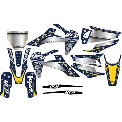 Ufo Adesivi Stardust Husqvarna Blue One Size Ufo Adesivi Stardust Husqvarna Blue One Size
