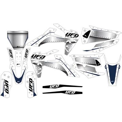 Ufo Adesivi Stardust Husqvarna White One Size Ufo Adesivi Stardust Husqvarna White One Size