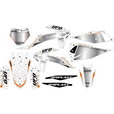 Ufo Adesivi Stardust Ktm White One Size Ufo Adesivi Stardust Ktm White One Size