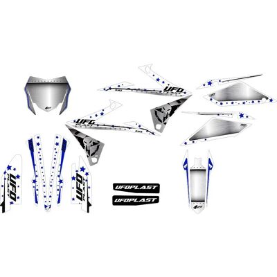 Ufo Adesivi Stardust Suzuki White One Size Ufo Adesivi Stardust Suzuki White One Size