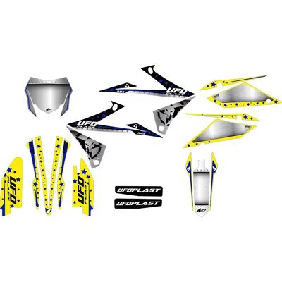 Ufo Adesivi Stardust Suzuki Yellow One Size Ufo Adesivi Stardust Suzuki Yellow One Size