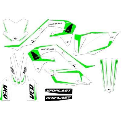 Ufo Adesivi Tecna Kawasaki White One Size Ufo Adesivi Tecna Kawasaki White One Size