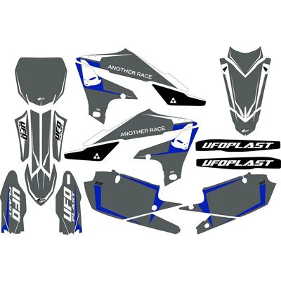 Ufo Adesivi Tecna Yamaha Grey One Size Ufo Adesivi Tecna Yamaha Grey One Size