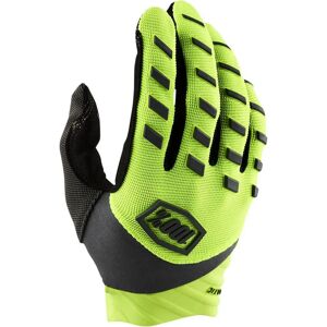 100percent Guanti Fuoristrada Airmatic Black / Fluo Yellow L 100percent Guanti Fuoristrada Airmatic Black / Fluo Yellow L