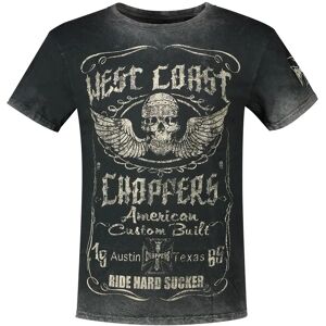 West Coast Choppers Maglietta A Maniche Corte Ride Hard Sucker Vintage Black S West Coast Choppers Maglietta A Maniche Corte Ride Hard Sucker Vintage Black S