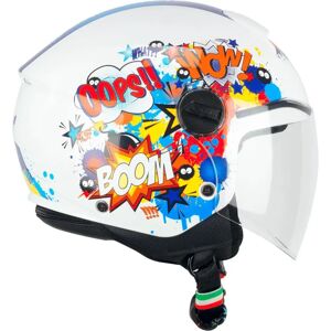Cgm Casco Junior Aperto 261g Mini Comics White / Navy XS Cgm Casco Junior Aperto 261g Mini Comics White / Navy XS