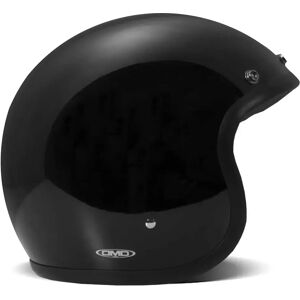 Casco Retro Nero Solido DMD - Attrezzatura Moto Casco Retro Nero Solido DMD - Attrezzatura Moto