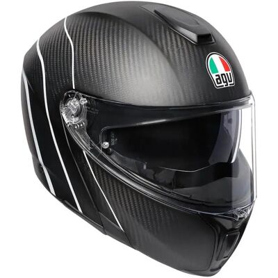 AGV Outlet Casco Modulare Sportmodular Multi Mplk Refractive Carbon / Silver S AGV Outlet Casco Modulare Sportmodular Multi Mplk Refractive Carbon / Silver S