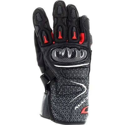 Macna Guanti Street R Black / White / Red M Macna Guanti Street R Black / White / Red M
