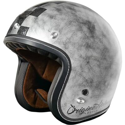 Origine Casco Jet Primo Scacco Silver S Origine Casco Jet Primo Scacco Silver S