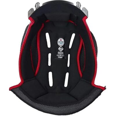 Nolan Fodera Interna N10/evo/absolute Clima Comfort Black / Red M Nolan Fodera Interna N10/evo/absolute Clima Comfort Black / Red M