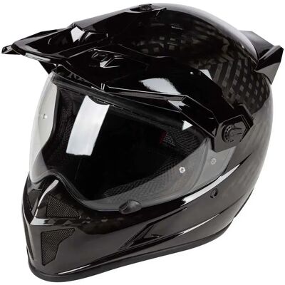 Klim Casco Integrale Krios Gloss Karbon Black 2XL Klim Casco Integrale Krios Gloss Karbon Black 2XL