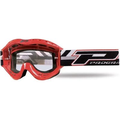 Progrip Occhiali Da Off-road Junior 3101-107 Red Clear/CAT0 Progrip Occhiali Da Off-road Junior 3101-107 Red Clear/CAT0