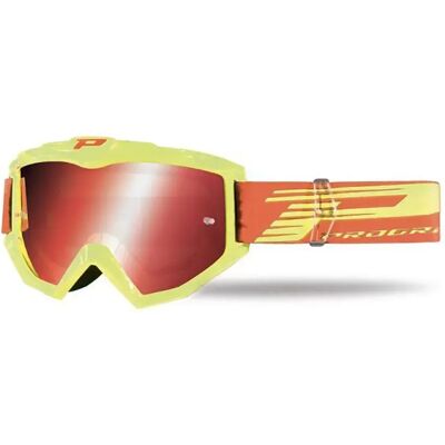 Progrip Occhiali Da Off-road 3201-16 Fl Fluo Yellow / Red Red Mirror/CAT2 Progrip Occhiali Da Off-road 3201-16 Fl Fluo Yellow / Red Red Mirror/CAT2