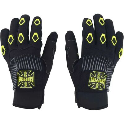 West Coast Choppers Guanti Por Vida Black / Yellow 2XL West Coast Choppers Guanti Por Vida Black / Yellow 2XL