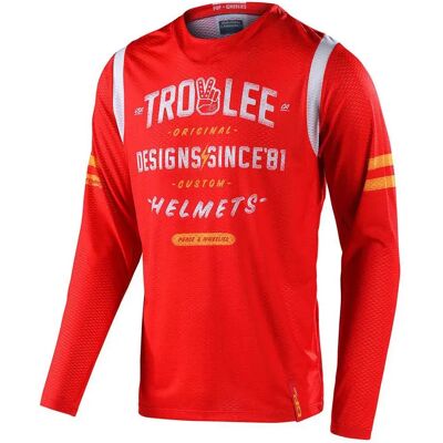 Lee Maglia A Maniche Lunghe Gp Air Roll Out Red XL Lee Maglia A Maniche Lunghe Gp Air Roll Out Red XL