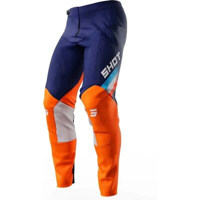 Shot Race Gear Pantaloni Off-road Tracer Tracer Neon Orange 34 Shot Race Gear Pantaloni Off-road Tracer Tracer Neon Orange 34