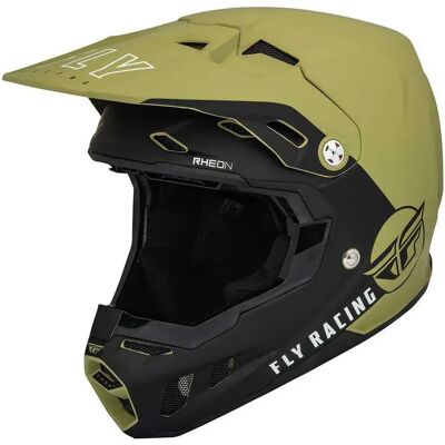 Casco da Cross Fly Formula CC - Nero Bianco Verde - S Casco da Cross Fly Formula CC - Nero Bianco Verde - S