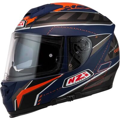 Nzi Casco Integrale Eurus 2 Duo Matt Project Blue / Anthracite / Orange XS Nzi Casco Integrale Eurus 2 Duo Matt Project Blue / Anthracite / Orange XS