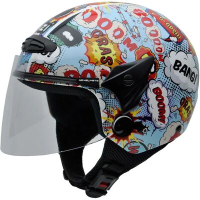Nzi Casco Junior Aperto Helix Ii Glossy Boom L Nzi Casco Junior Aperto Helix Ii Glossy Boom L
