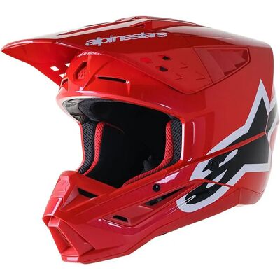 Alpinestars Casco Fuoristrada S-m5 Corp Ece22.06 Red / Black / White M Alpinestars Casco Fuoristrada S-m5 Corp Ece22.06 Red / Black / White M