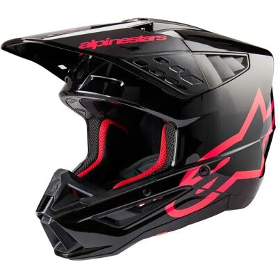 Alpinestars Casco Fuoristrada S-m5 Corp Ece22.06 Black Diva / Glossy Pink M Alpinestars Casco Fuoristrada S-m5 Corp Ece22.06 Black Diva / Glossy Pink M