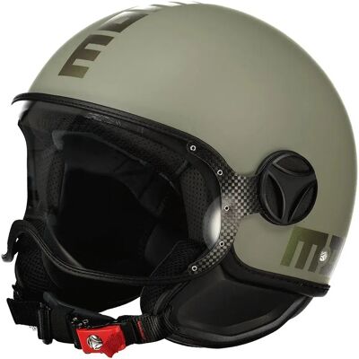 Momo Design Casco Jet Fgtr Classic Flip Matt Green / Bronze XS Momo Design Casco Jet Fgtr Classic Flip Matt Green / Bronze XS
