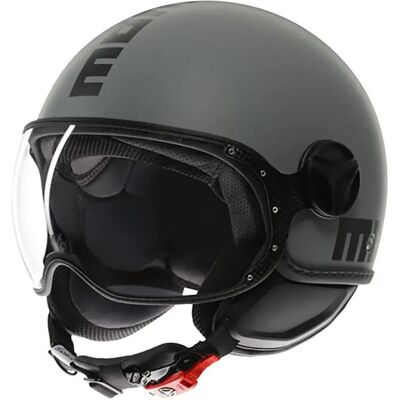 Momo Design Casco Jet Fgtr Classic Mono Matt Grey / Black M Momo Design Casco Jet Fgtr Classic Mono Matt Grey / Black M