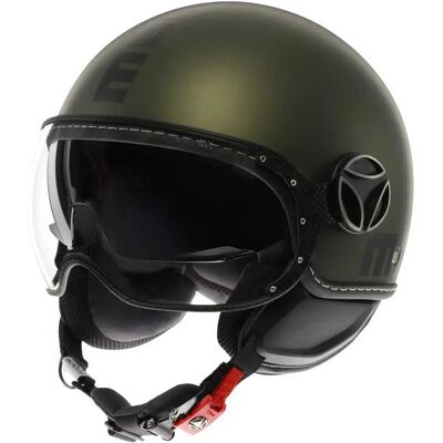 Momo Design Casco Jet Fgtr Evo Mono Matt Green / Black XS Momo Design Casco Jet Fgtr Evo Mono Matt Green / Black XS