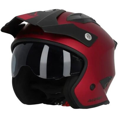 Casco Acerbis Jet Aria - Rosso - Casco moto Casco Acerbis Jet Aria - Rosso - Casco moto