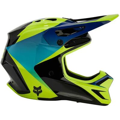 Fox Casco Off-road Junior V3 Streak Black / Yellow M Fox Casco Off-road Junior V3 Streak Black / Yellow M