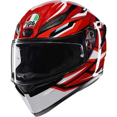 AGV Casco Integrale K1 S Lion E2206 Black / Red / White XS AGV Casco Integrale K1 S Lion E2206 Black / Red / White XS
