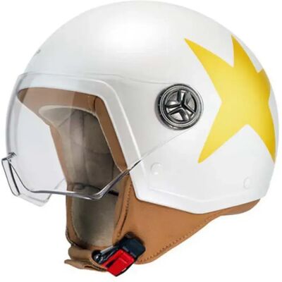 Nzi Casco Jet Zeta 2 Ágatha Ruiz De La Prada Yellow Star XS Nzi Casco Jet Zeta 2 Ágatha Ruiz De La Prada Yellow Star XS