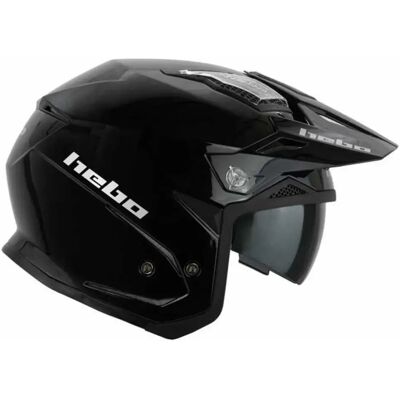 Casco Hebo Zone 5 Monocolor Nero - Attrezzatura di Sicurezza Moto Casco Hebo Zone 5 Monocolor Nero - Attrezzatura di Sicurezza Moto
