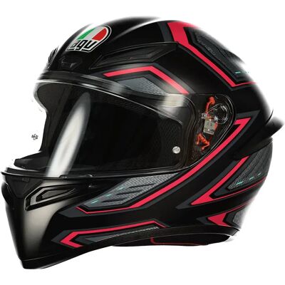 AGV Casco Integrale K1 S Sling E2206 Matt Black / Pink 2XL AGV Casco Integrale K1 S Sling E2206 Matt Black / Pink 2XL