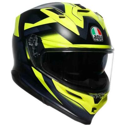 AGV Casco Integrale K7 Glimpse E2206 Mplk Matt Black / Yellow Fluo XL AGV Casco Integrale K7 Glimpse E2206 Mplk Matt Black / Yellow Fluo XL