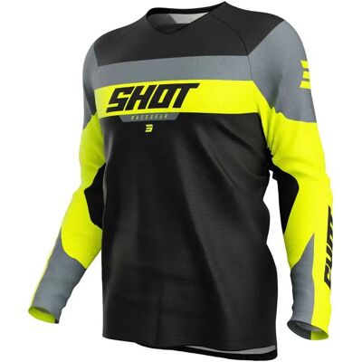 Maglietta Shot Bambini - Giallo Neon - Taglio Anatomico Maglietta Shot Bambini - Giallo Neon - Taglio Anatomico