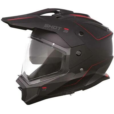 Shot Race Gear Casco Integrale Trek Max Vision Rally Black / Red Matt S Shot Race Gear Casco Integrale Trek Max Vision Rally Black / Red Matt S