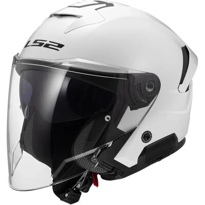 LS2 - Casco Jet Bianco Urbano - Casco LS2 - Casco Jet Bianco Urbano - Casco