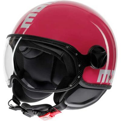 Momo Design Casco Jet Fgtr Classic E2206 Candy Fucsia / White XL Momo Design Casco Jet Fgtr Classic E2206 Candy Fucsia / White XL