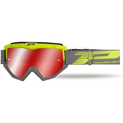 Progrip Occhiali Da Off-road 3201-37 Fl Yellow / Grey Red Mirror/CAT3 Progrip Occhiali Da Off-road 3201-37 Fl Yellow / Grey Red Mirror/CAT3